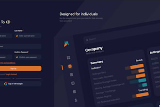 professionally create login forms sign up form and web pages
