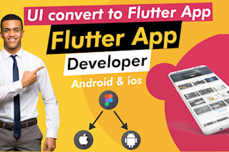 do flutter app development, building mobile app, flutter mobile app development