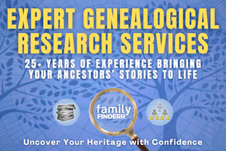 research your ancestors and their stories