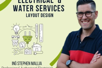 design electrical and plumbing layouts