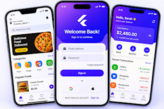build a flutter mobile app for android and ios