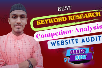 do best seo keyword research,compititor analysis and website audit