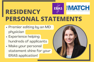 edit your personal statement for residency