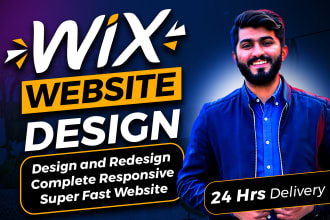do custom wix website design or edit, redesign wix website