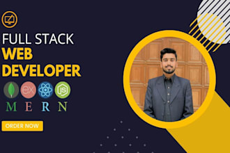 be your mern full stack developer for custom web solutions