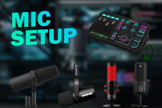 professionally setup your microphone for high quality audio
