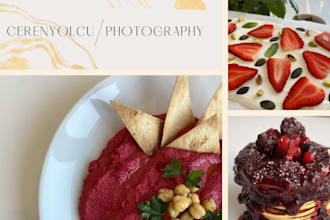 cook and shoot aesthetic food photography for your recipes