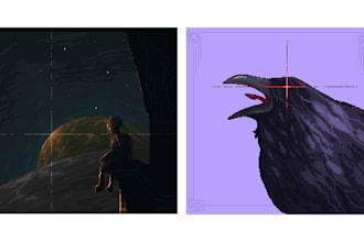 create large pixel art scenes for games, posters, and more