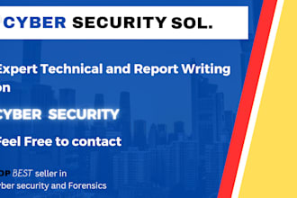 do technical and reporting writing on cyber security