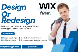 redesign your wix website for a stunning online store
