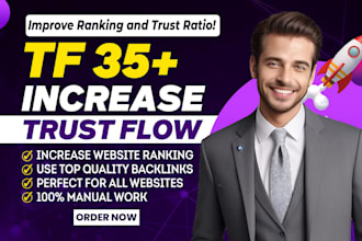 increase your website majestic trust flow tf cf 35 40 plus