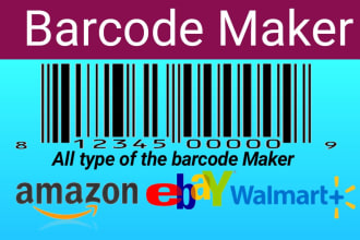 generate barcodes for amazon,walmart,ebay and shopify products in google
