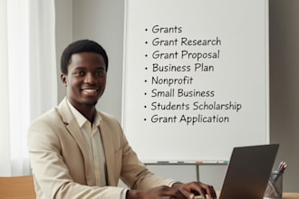write winning grant proposals and conduct grant research