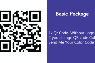 do eyecatching qr code design within 2 hours