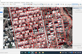 do geo referencing and digitizing using arcgis