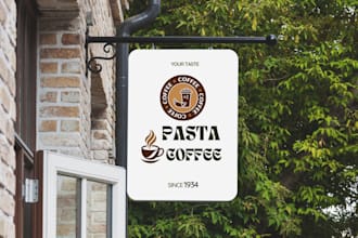 make all types mockup design and logo just in 4 hours