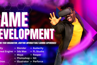 be unity game developer c sharp games, game UI,  unity engine