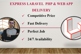 do full stack php laravel website development
