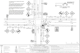 create traffic control plan for any road condition