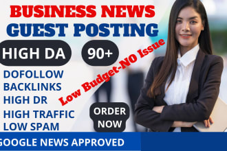 do SEO guest post dofollow backlinks on high traffic business news sites
