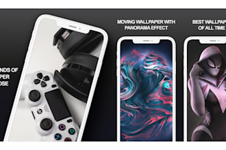design app screenshots for app store and play store