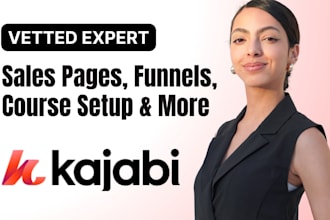 design kajabi sales page, kajabi landing page website for kajabi online course