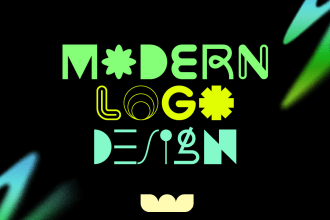 design wordmark, typography modern iconic logo