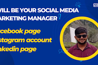 do social media management, facebook page manager