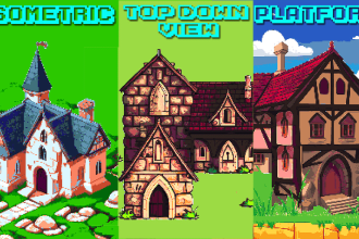 design of assets and sprites for pixel art video games