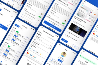 stunning mobile app UI UX design ios and android using figma expert
