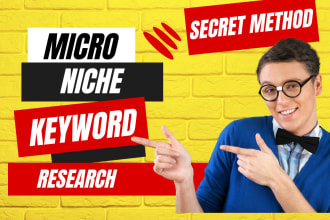 do micro niche keyword research relevant phrase research