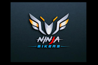 design creative beautiful bike logo for you in just 1 day