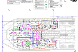 do electrical mep hvac, plumbing drawings on autocad and revit