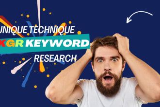 provide best kgr keyword research by kgr technique