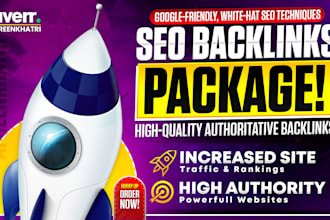 manual off page SEO package for google ranking boost
