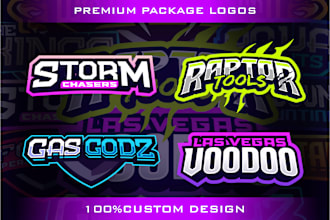 design amazing initials logo for game,sports,team,twitch