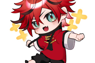 draw a cute chibi or couple chibi for you