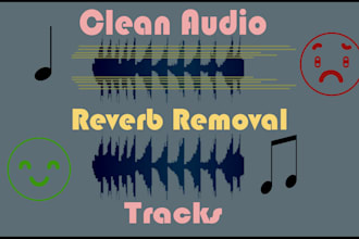 remove noise, reverb, and clean up audio tracks