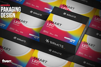 design amazing product packaging, custom box designs, and labels for your brand