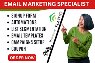 be klaviyo email marketing specialist ecommerce email automation campaign expert