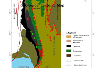 create geological tectonic map for you