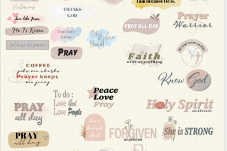 create custom digital sticker, sticker book and planner