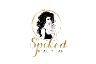 design cosmetic, beauty, fashion, salon, makeup, parlor logo