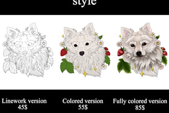 draw your pet in neotraditional style