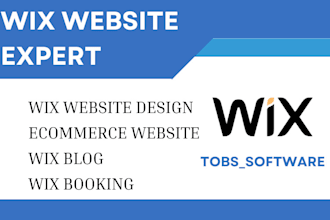 create wix website wix website redesign wix website development