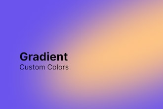 create custom colors gradient background or aura gradient