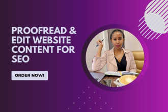 professionally proofread and edit your website content