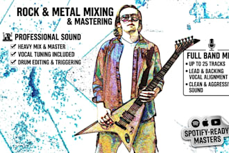 mix and master your metal, rock or punk track