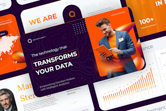 design a b2b sales presentation and business proposal deck