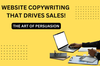 write sales copy for your website